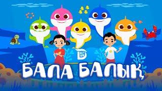 БАЛА БАЛЫҚ. #babyshark. Балаларға арналған әндер. DARIYA kids балалар арнасы. Қазақша мультфильм