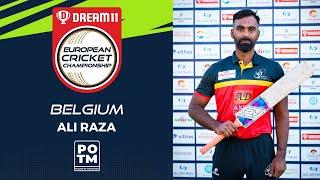 POTM: A.Raza - Group C, Match 9 - BEL vs MAL | Highlights | Dream11 ECC, 2022 | ECC22.057