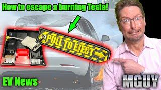 YIKES! Tesla owners' DIY ESCAPE hacks! | MGUY EV News - Sunday 8 June 2025