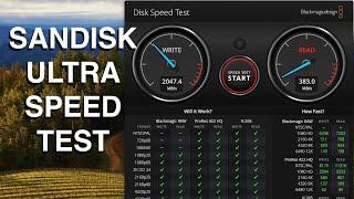 SanDisk Ultra SD Speed Test. Is it 400MBs READ?