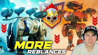 The BIGGEST Rebalance In WR History Is Growing... MORE Rebalance Meta Changes | War Robots