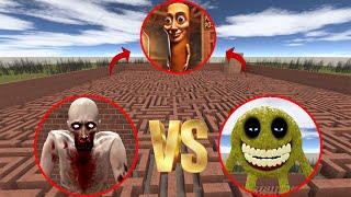 Tung Tung Sahur VS ROBLOX INNYUME SMILEY VS SCP 096 In Garry's Mod