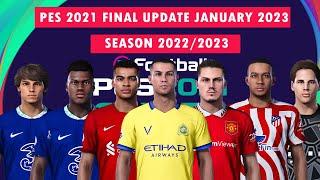 NEW OPTION FILE PES 2021 FINAL UPDATE JANUARY 2023 SEASON 2022/2023 [PS4 | PS5]