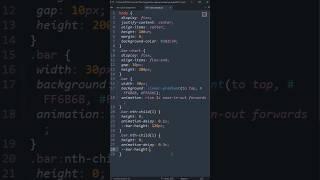 RISING BAR ANIMATION | html&css | #shorts #viral #trend #code #webdevelopment #webseries #web