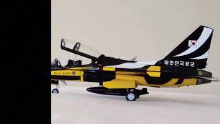 Academy 1/48 ROKAF T-50B ‘Black Eagles’ Built model