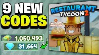 NEW! SPOOKFEST RESTAURANT TYCOON 2 CODES - NOVEMBER UPDATE WORKS 100% - RESTAURANT TYCOON 2 CODES.