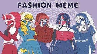 Fashion Meme Countryhumans (Nordic + Estonia Countries)