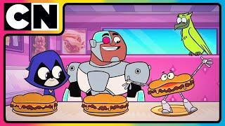 Teen Titans Go| Titans’ Ultimate Food Fights! | National Pizza Day | Cartoon for Kids | @cnindia