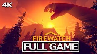 FIREWATCH Full Gameplay Walkthrough / No Commentary【FULL GAME】4K Ultra HD