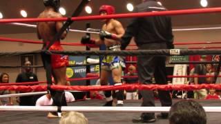 Shaseng Xiong First Amateur Kickboxing - Round 3