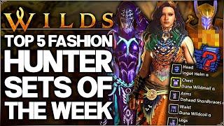 Monster Hunter Wilds - Top 5 Layered Armor Sets of the Week - Best of All Time! (Fashion Hunters)