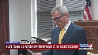 Osage County DA: Not enough evidence to charge serial killer BTK in Oklahoma cold case