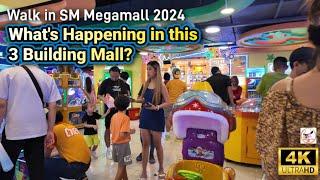 TRY NOT TO GET LOST in this HUGE MALL in the PHILIPPINES | Walk in SM Megamall 2024 Ortigas Avenue