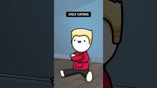 How to get Slim by Only Eating  (Animation Meme) #shorts