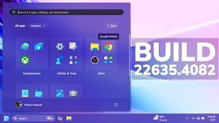 New Windows 11 Build 22635.4082 - New Start Menu UI Updates, New Lock Screen, and Fixes (Beta)