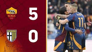 ROMA 5-0 PARMA | SERIE A HIGHLIGHTS 2024-25