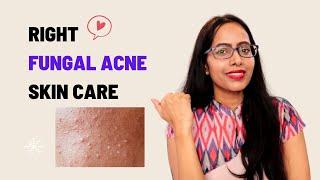 Proper  Winter Skincare Routine for Fungal Acne Prone ( Bumpy and itchy ) skin