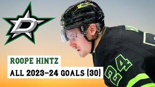 Roope Hintz (#24) All 30 Goals of the 2023-24 NHL Season