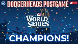 DodgerHeads Postgame: Dodgers rally to win World Series! Walker Buehler closes Game 5