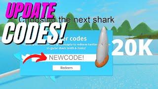 *NEW* UPDATE! TEETH* CODES! SharkBite  ROBLOX