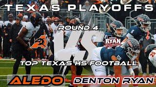 Denton Ryan Vs Aledo (#txhsfb ) STATE CHAMPIONSHIP PROGRAMS Round 4 Regional Championship Game