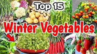 15 Vegetables to Grow | How to Grow Winter Vegetables at Home