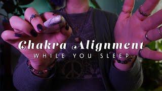 Chakra Alignment While You Sleep ASMR Reiki - Soft Spoken Energy Healing for Sleep Balance & Healing