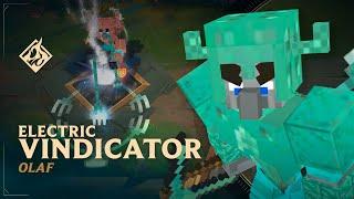 The Electric Vindicator Olaf 🪓 Minecraft Edition🪓​​​| RuneForge—LoL Custom Skins