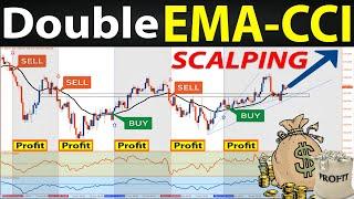  The "DOUBLE EMA-CCI" SCALPING & SWING Trading Strategy - The Best Zero Line Cross Trading Strategy