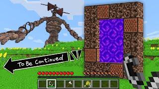 Why you SHOULDN'T build portal to SIREN HEAD DIMENSION ? in Minecraft