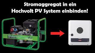 Stromaggregat am einfachsten in ein Hochvolt PV System z.b Fronius Gen24 einbinden meine Antwort!