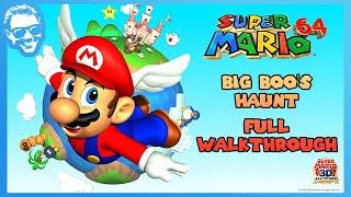 Big Boo's Haunt - Full Walkthrough - Course 5 - Super Mario 64 - Super Mario 3D All-Stars