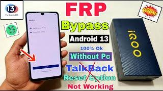 IQOO Z7s 5G FRP Bypass Android 13 | New Method | IQOO Z7s 5g Google Account Bypass Without Pc |