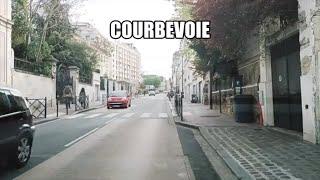 Courbevoie - 4K  Driving- French region