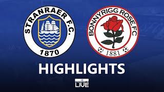 Highlights | Stranraer 1-2 Bonnyrigg Rose, 16 November 2024