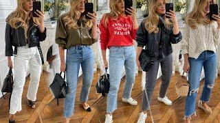 Try-on 7 pairs of jeans for petite women | ALI ANDREEA