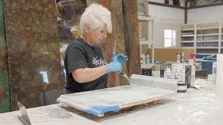 Stone Coat Countertop Epoxy Tutorial- Pour over Existing Counters with Integrated Backsplash