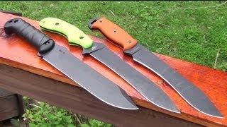 Ka-Bar ZK War Sword Knife Review ... and Ice Cream Man