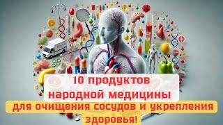 10 продуктов народной медицины для очищения сосудов и укрепления здоровья!