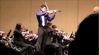 Miles Chan - Paganini Violin Concerto No. 1, Mov. 1, Part 1