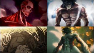 All titan shifters' transformations | Attack on Titan [Outdated version]