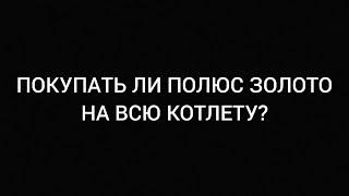 ПОКУПАТЬ ЛИ ПОЛЮС ЗОЛОТО НА ВСЮ КОТЛЕТУ? / АНАЛИЗ