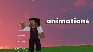 Minecraft with animations is kinada wierd