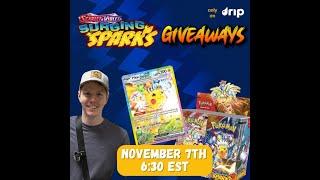 Pokemon Surging Sparks Giveaways on Drip! #pokemonopening #pokemon