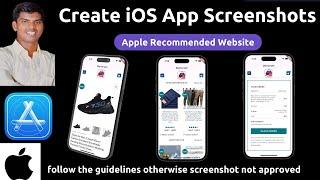 How Create iOS App Screenshots to Publish App Store - Apple