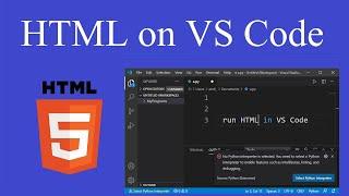 How to run HTML file on Visual Studio Code (2020)