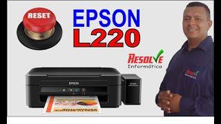  Reset Epson L220 L130 L220 L310 L360 L365. A almofada de tinta da impressora está no final de sua