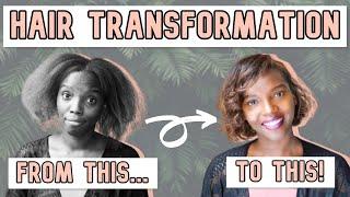 HAIR TRANSFORMATION TYPE 4 FINE NATURAL HAIR