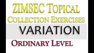 O'LEVEL MATHEMATICS ZIMSEC VARIATION PART 1 ZIMSEC TROPICAL COLLECTION @mathszoneafricanmotives