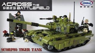 SCORPIO TIGER TANK - ACROSS THE BATTLEFIELD - XINGBAO War Vehicle - Unofficial Lego Aliexpress